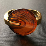Kunio Matsumoto for Trifari Imitation Tortoiseshell Bracelet Vintage