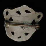 Art Nouveau Lily Flower Pin Sterling Silver Vintage Scatter Size
