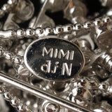 Bow Pin Figural Vintage Rhinestones Mimi di N Brooch Dimensional