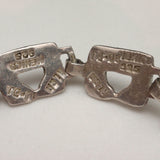 Quiroz Alba Bracelet Vintage Sterling Silver & Enamel Taxco