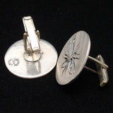 Insect Bug Cuff Links Vintage Sterling Silver Mexico Toggle Backs