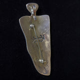 Contemporary Figural Brooch Pin Pendant Sterling Silver Michael Little Elk