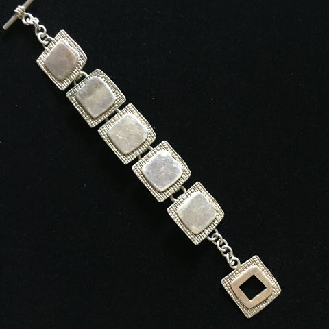 Contemporary Silver Bracelet