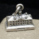 Mt Vernon Charm Vintage Sterling Silver 3-D Souvenir Travel Building