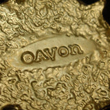 Baroque Style Drop Earrings 1992 Avon Lions Head