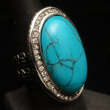 Imitation Turquoise Ring Southwestern Design