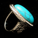 Imitation Turquoise Ring Southwestern Design