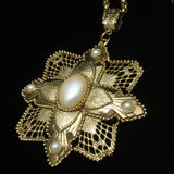 Pendant Necklace with Imitation Pearls by 1928