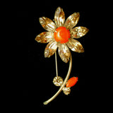 Regency Flower Brooch Pin