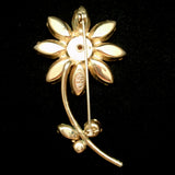 Regency Flower Brooch Pin