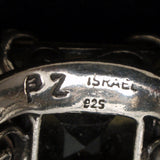 Ametrine Sterling Silver Ring Israeli Artisan