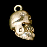 Skull Charm Sterling Silver Jaw Moves