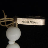 Daisy Flower Set Necklace Earrings West Germany Vintage
