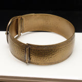 Buckle Bracelet Hammered Design Vintage