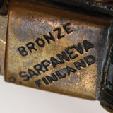 Sarpaneva Bronze Bracelet Mid-Century Finland