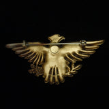 Eagle Pin circa WW II Plastic with Rhinestones