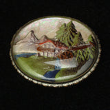 Alpine Scenic View Pin