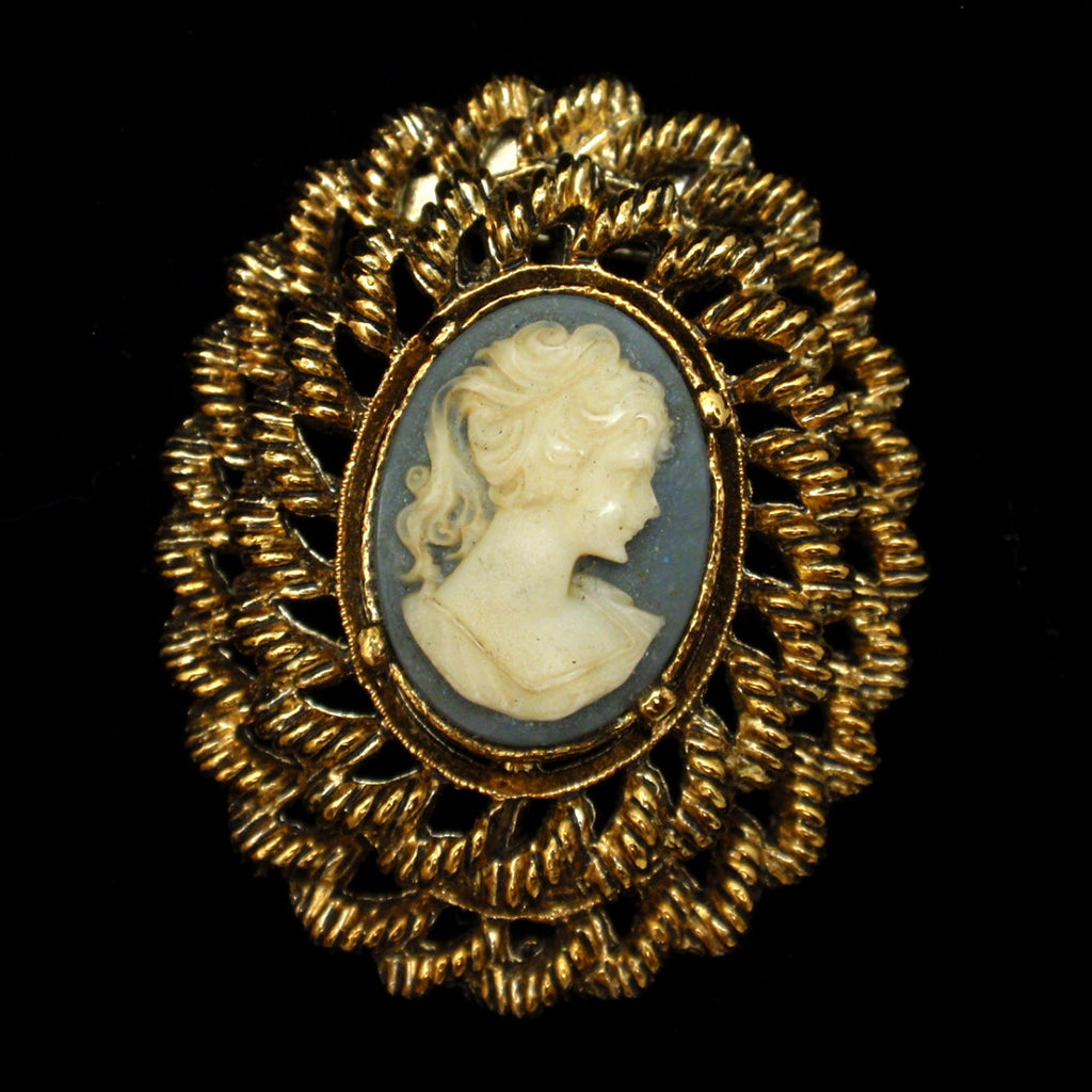 Cameo Brooch Pin Oval by Gerrys – World of Eccentricity & Charm