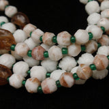 Flower Beads 6-Strand Set Necklace Bracelet Vintage