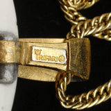 Trifari Pendant Necklace with Tree Design Vintage