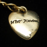 Betsey Johnson Charm Necklace with Camera Bow Heart