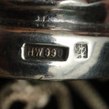 Cameo Pendant Necklace High Relief .999 Silver Fine Vintage Henryk Winograd