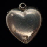 Puffy Heart Charm Vintage Sterling Silver Walter Lampl Eternal Knot Love