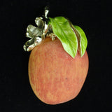 Peach Pin Realistic Vintage Brooch Fruit Enamel