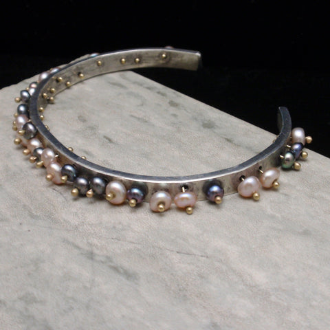 Pegged Pearls Bracelet