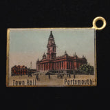Postcard Charm Vintage Antique Portsmouth UK Town Hall
