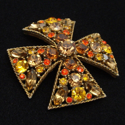 Regency Maltese Cross Pin