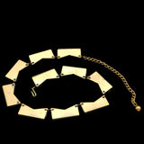 Copper Necklace Vintage Stylized Letter "R"