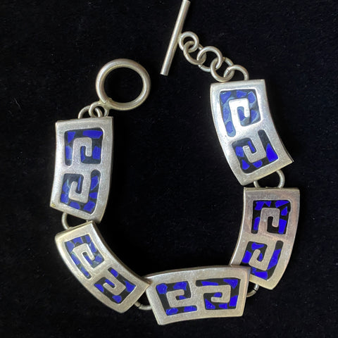 Sterling Silver Bracelet Mid-Century Design