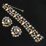 Schiaparelli Set Vintage Bracelet Earrings