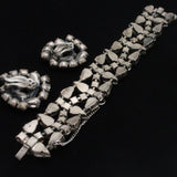 Schiaparelli Set Vintage Bracelet Earrings
