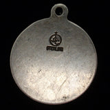 St. Thomas More Charm Medal Medallion Sterling Silver Detailed Vintage JCC