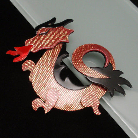 Lea Stein Dragon Pin