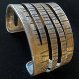 Cuff Bracelet Sterling Silver Artist Signed Limited Edition