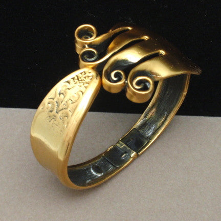 Clamper Bracelet Mid-Century Modern Design Vintage Signed – World of ...