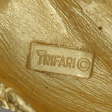 Dog Brooch Pin Vintage Trifari Pekingese