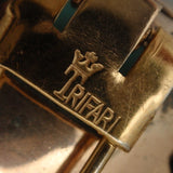 Shell Fur Clip Pin Sterling Silver Trifari Pat Pend Vintage
