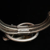 Victorian Sterling Silver & Enamel Slide Bracelet