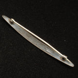 Enamel Bar Pin Sterling Silver Vintage Watson
